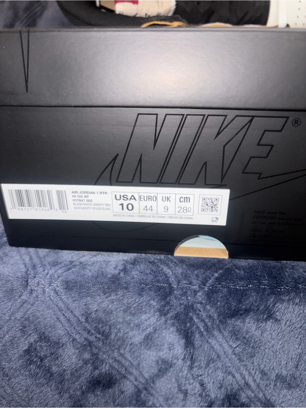 Jordan 1 High x Fragment x Union Collab Size 10 - Picture 5 of 5